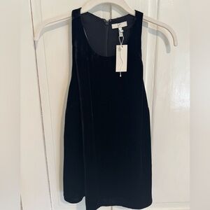 Joie Caviar Black Velvet Tank Top